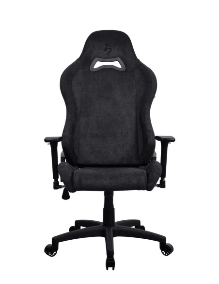 Arozzi Torretta Soft Fabric | Gaming Chair | Metal/Reinforced nylon | Pure Black