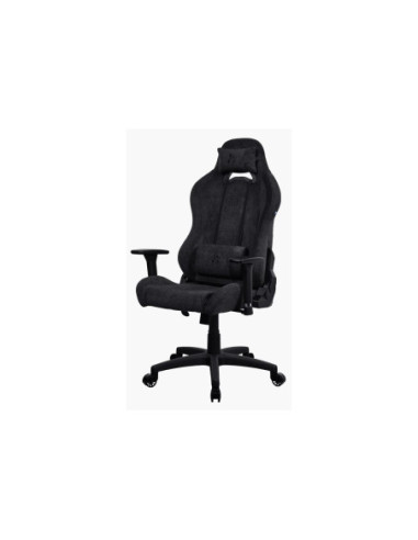 Arozzi Torretta Soft Fabric | Gaming Chair | Metal/Reinforced nylon | Pure Black
