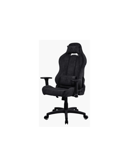 Arozzi Torretta Soft Fabric | Gaming Chair | Metal/Reinforced nylon | Pure Black