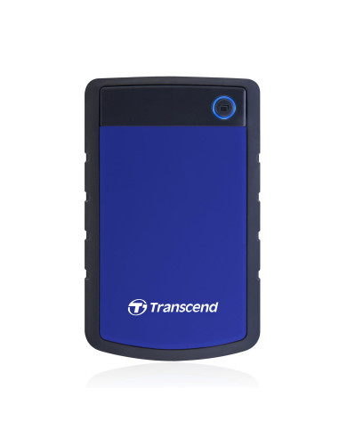 External HDD, TRANSCEND, StoreJet, 1TB, USB 3.0, Colour Blue, TS1TSJ25H3B