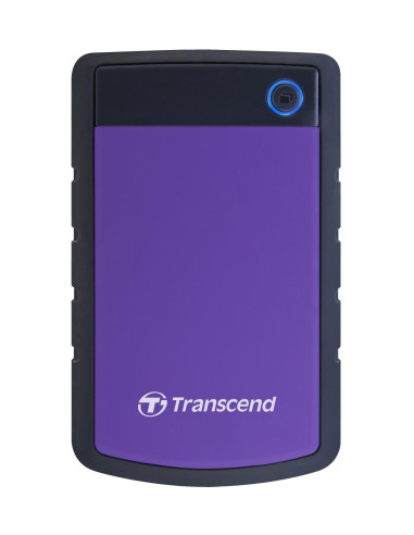 External HDD, TRANSCEND, StoreJet, 2TB, USB 3.0, Colour Purple, TS2TSJ25H3P