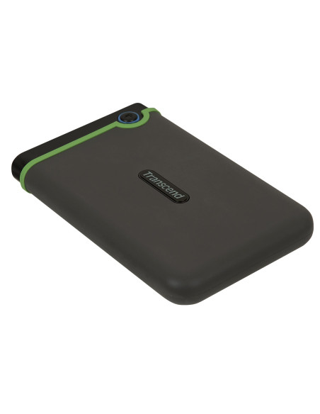 External HDD, TRANSCEND, StoreJet, 2TB, USB 3.0, Colour Green, TS2TSJ25M3S