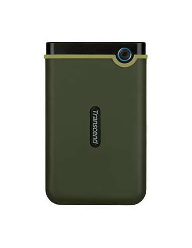 External HDD, TRANSCEND, StoreJet, 2TB, USB 3.0, Colour Green, TS2TSJ25M3G