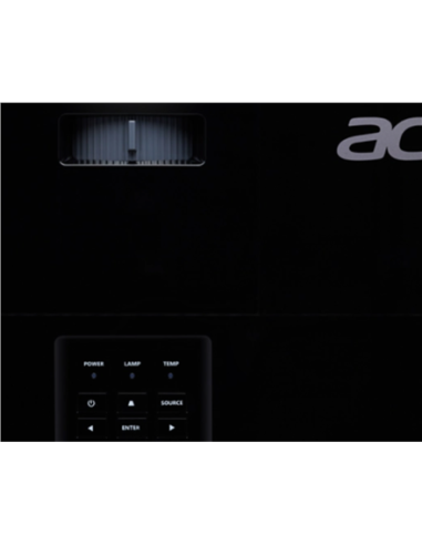 Acer | X1328WHn | WXGA (1280x800) | 5000 ANSI lumens | 20000:1 | Black