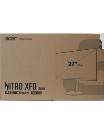 SALE OUT. | Acer Nitro XF27Q Ergo | 27 " | IPS | QHD | 144 Hz | 1 ms | 250 cd/m | HDMI ports quantity 2 | Warranty 24 month(s) 