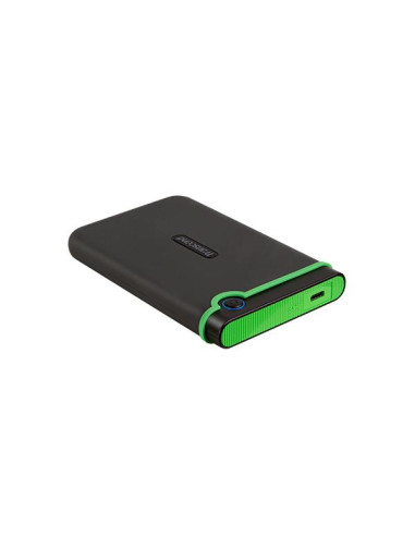 External HDD, TRANSCEND, StoreJet, TS2TSJ25M3C, 2TB, USB 3.1, Colour Green, TS2TSJ25M3C
