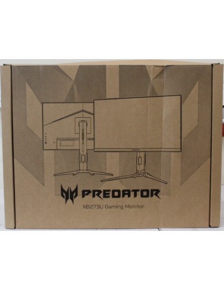 SALE OUT. Acer Predator XB27QX Ergo 69cm 27'' QHD ZeroFrame IPS 210Hz FC 16:9 1ms/0.5ms(GTG, Min.) 400nits 2xHDMI(2.1) DP MM Au